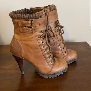 Moto Boots w/ Heel